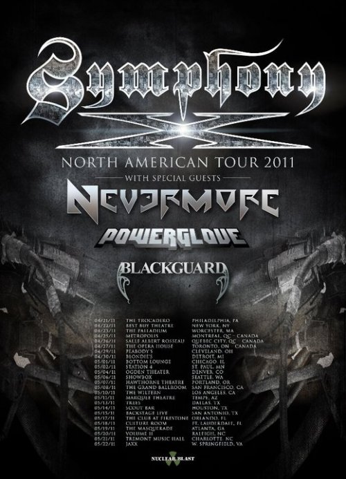 Symphony X - North American Tour